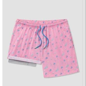 The Southern Shirt Company Pink Patterned Men's Swim Shorts